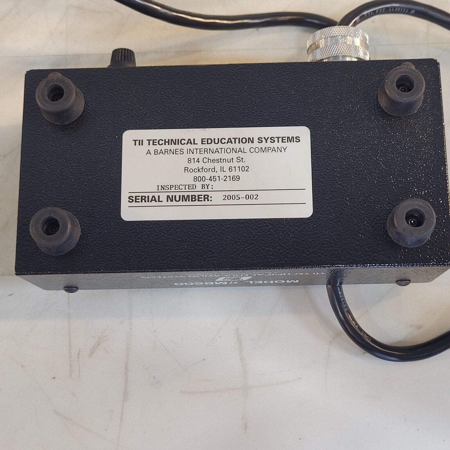 TII Technical Education Model MB600 & Act Beam Switch Controller Teaching System