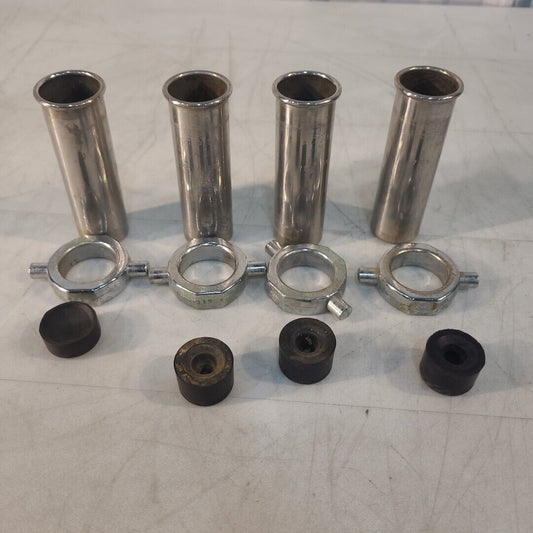 Set Of 4 IEC 305 Centrifuge Wells Containers Buckets 71.8 Gms W/IEC 325 Collars