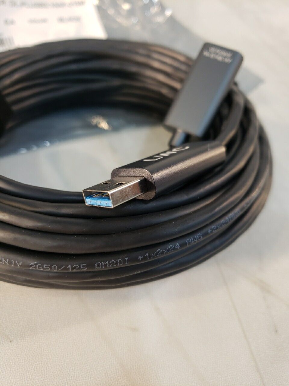 Liberty Wire And Cable Usb 3.1 Extender Optical Am-FM CMP 15M Plenum Cable Cord