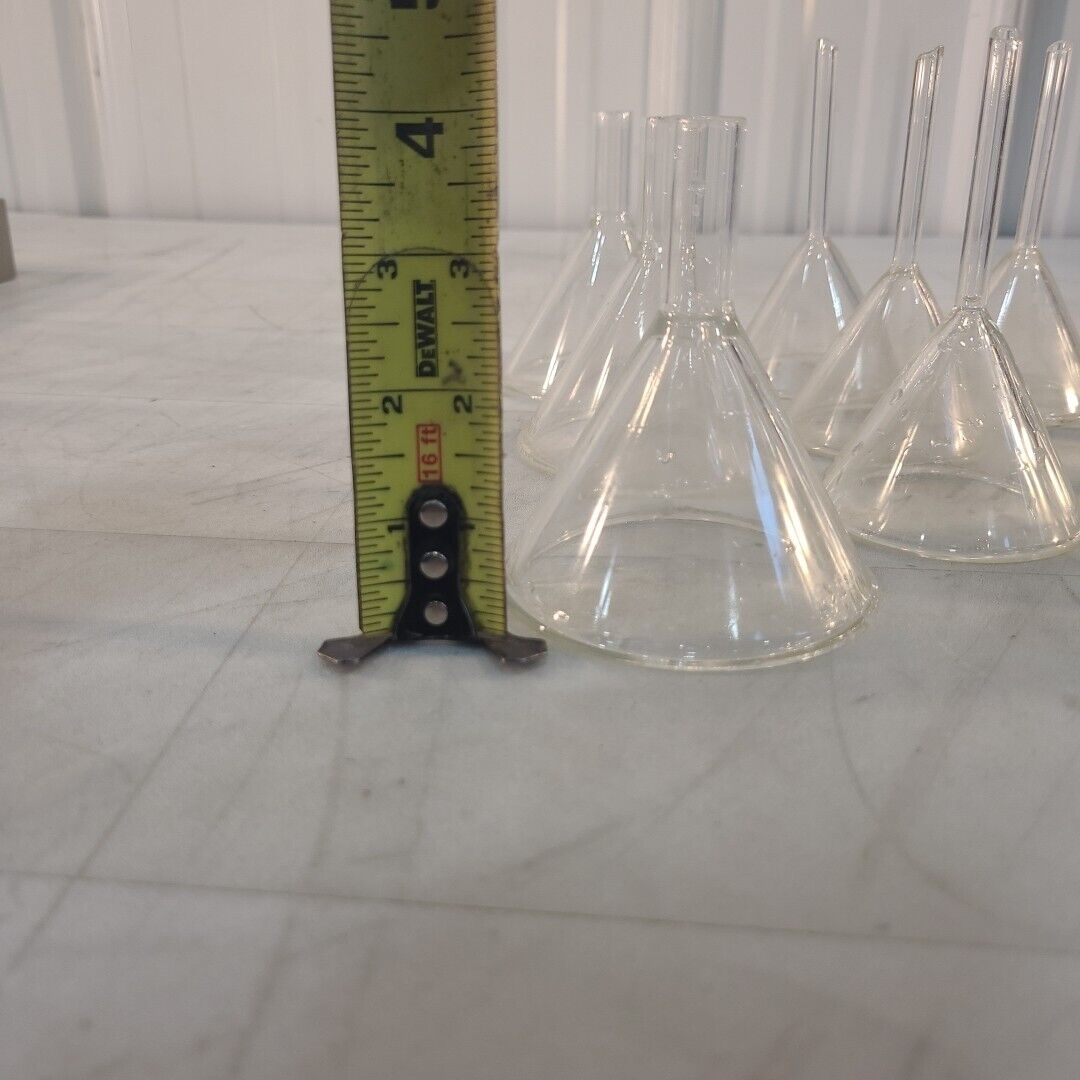 Lot Of 17- Kimax 58 Filter Funnels Labratory Glassware 3x 125mL 5x 75mL 9x 25mL