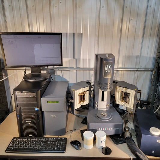 TA AR-G2 Rheometer w/ Controller, Computer, Software, Heat Ex, LN2 Hose and More