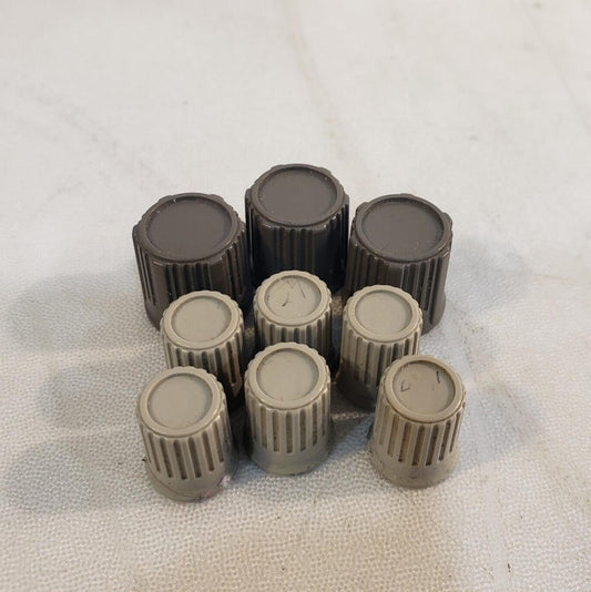 Set of Knobs From HP 54600A Oscilloscope Lot Of 9 Hewlett Packard