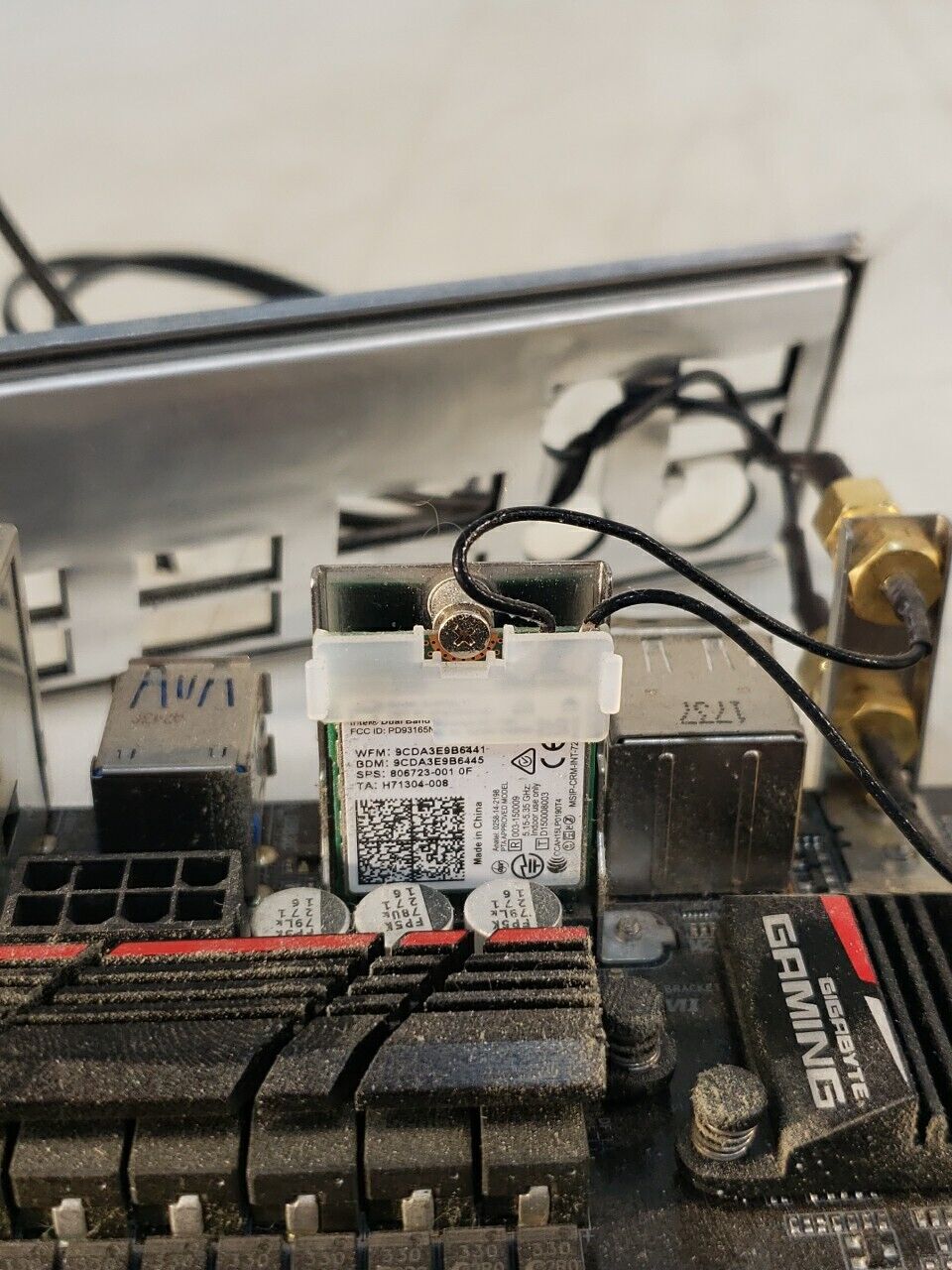 FOR PARTS Gigabyte GA-AB350N Gaming-Wifi Motherboard with ASUS Antenna