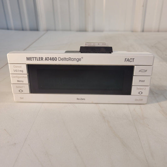 Mettler Toledo AT460 DeltaRange Scale Display Screen