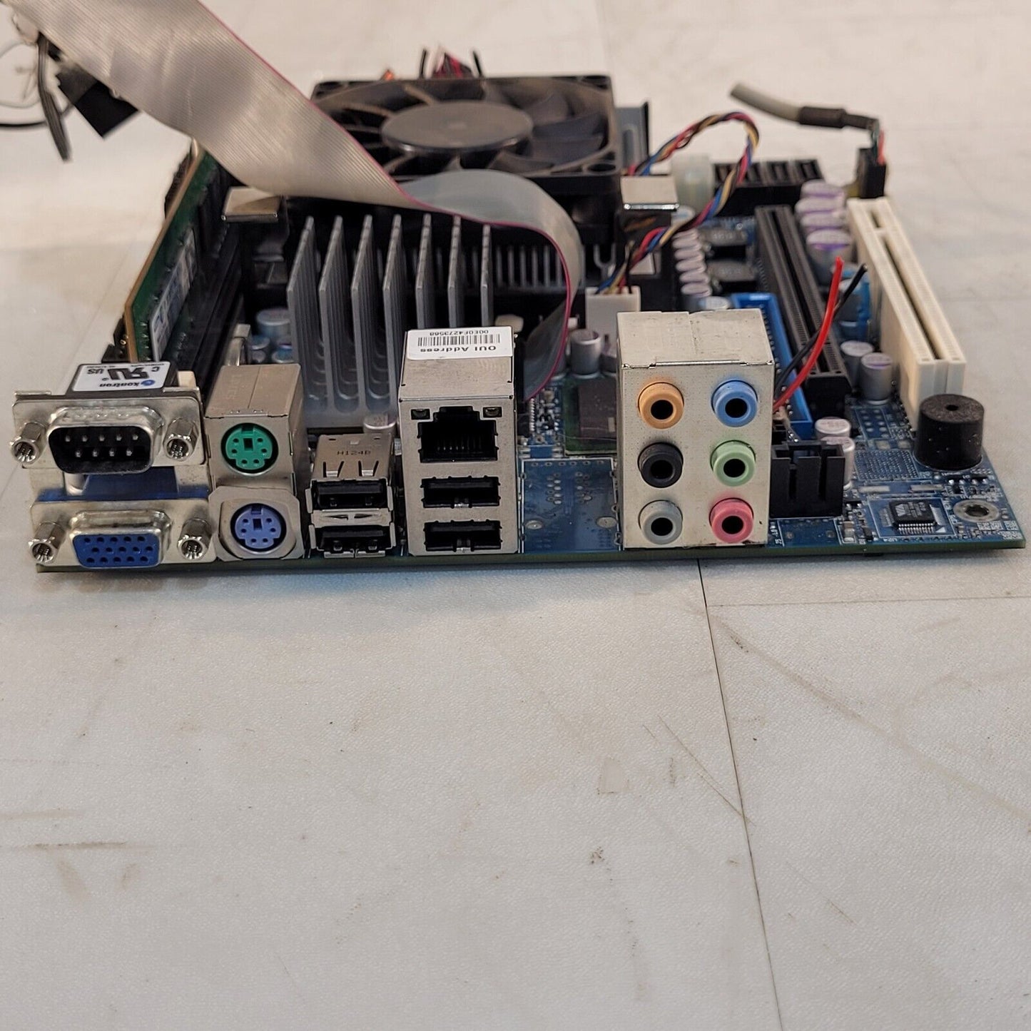 Kontron 30101513 Industrial Control Motherboard CPU Computer w/ RAM, Fans