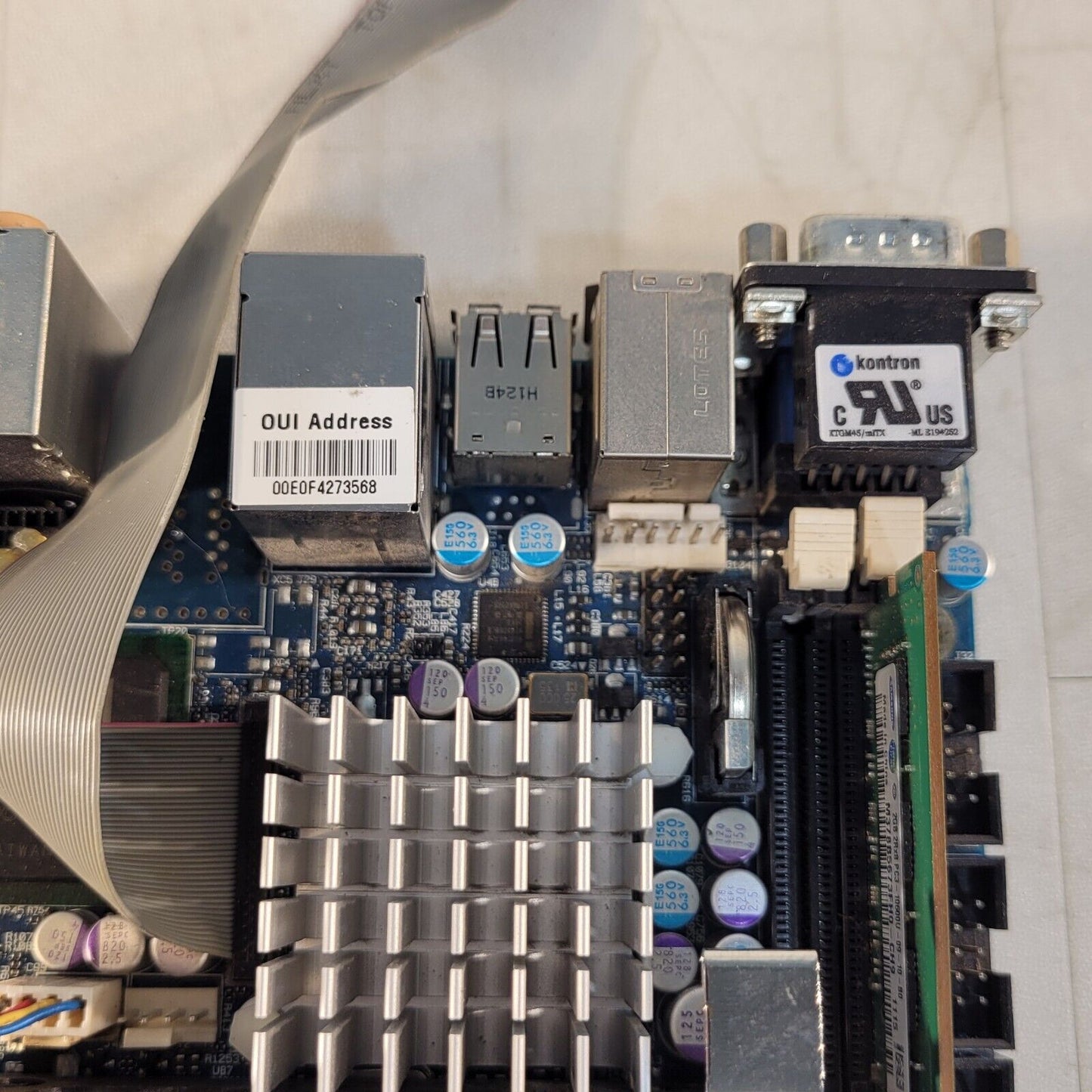 Kontron 30101513 Industrial Control Motherboard CPU Computer w/ RAM, Fans