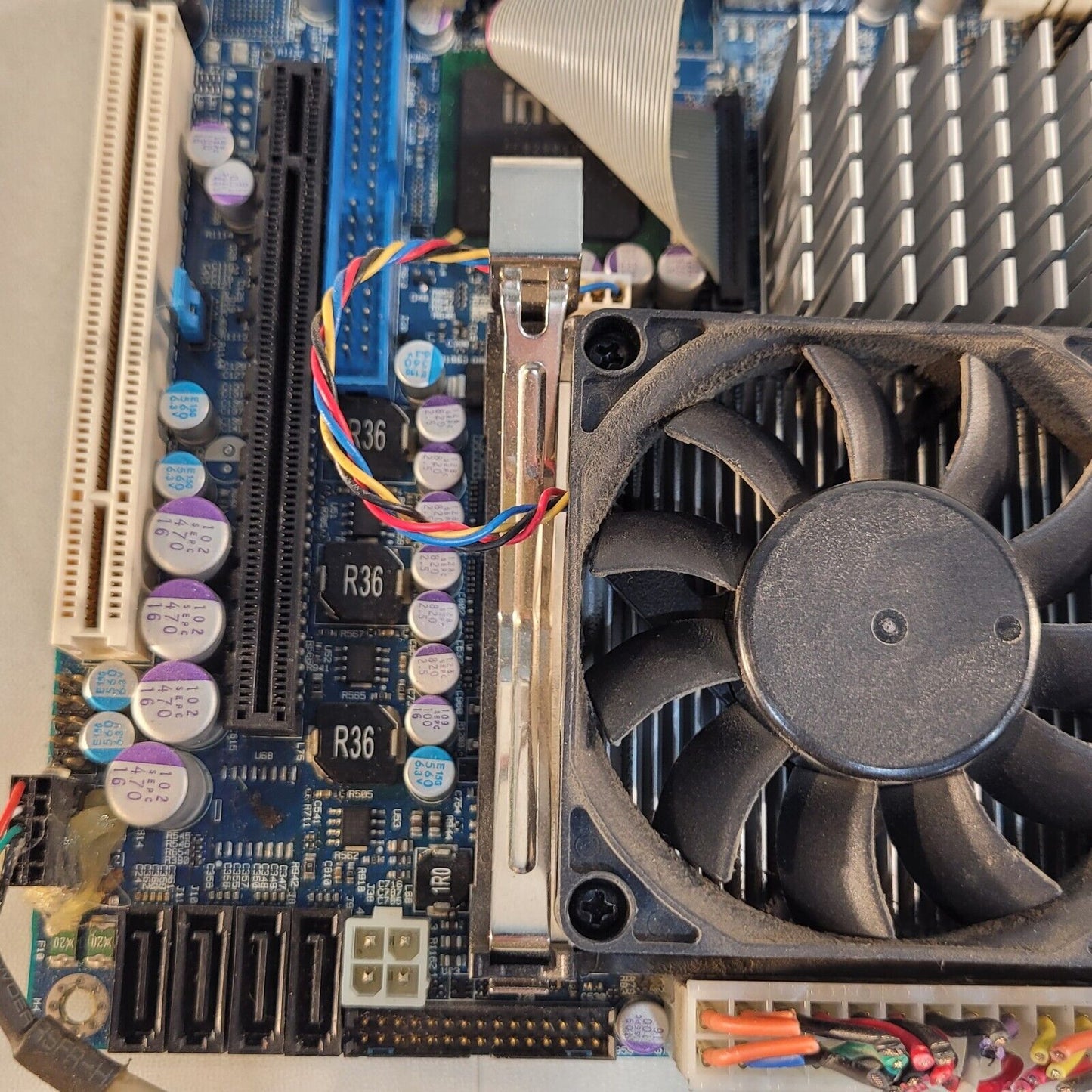 Kontron 30101513 Industrial Control Motherboard CPU Computer w/ RAM, Fans