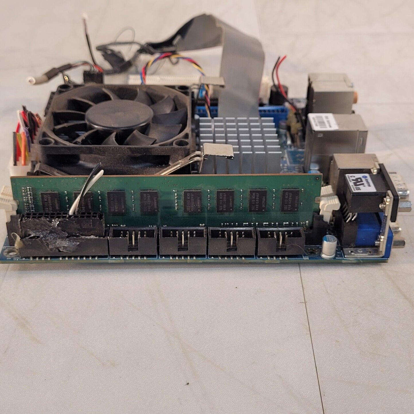 Kontron 30101513 Industrial Control Motherboard CPU Computer w/ RAM, Fans