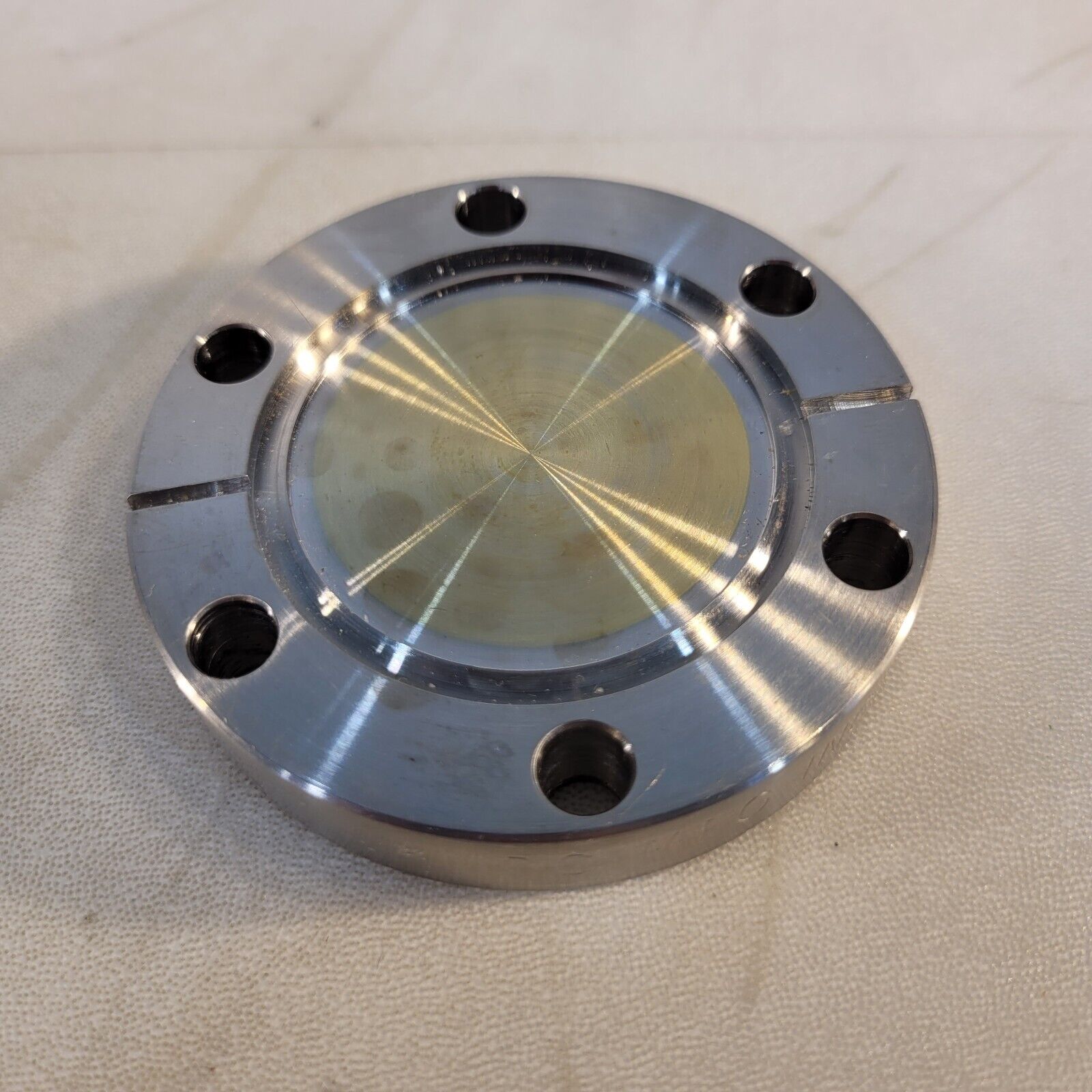 MDC MFG 2.75" DN35CF Blank Conflat Flange Single Sided High Vacuum ...