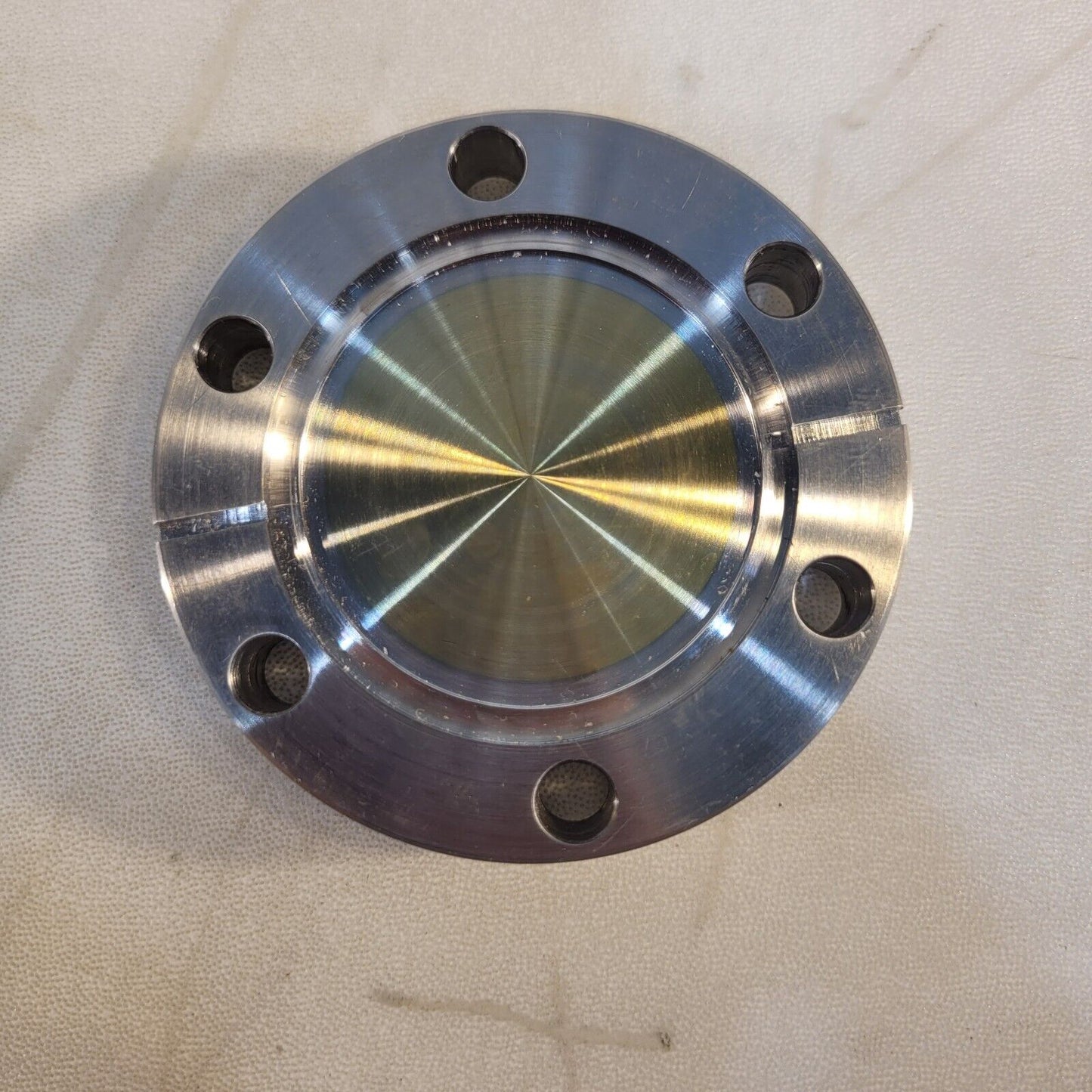 MDC MFG 2.75" DN35CF Blank Conflat Flange Single Sided High Vacuum ...