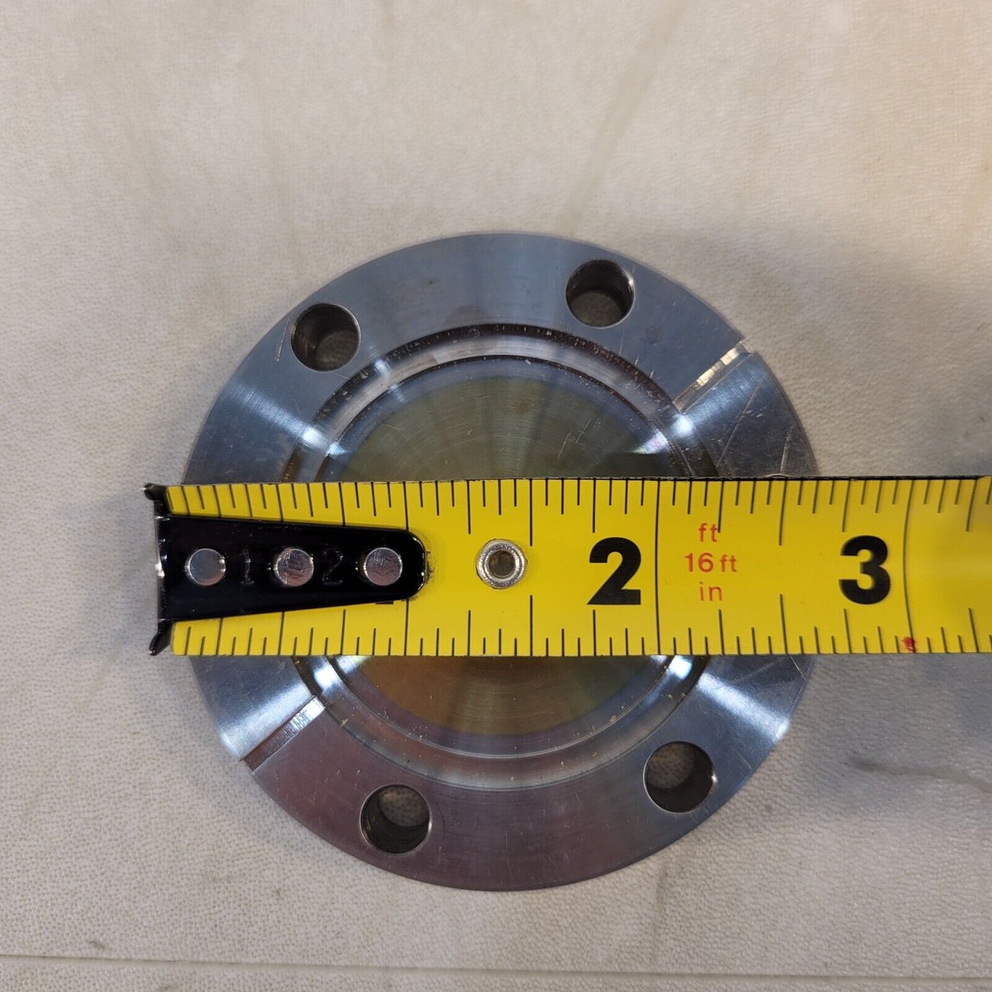 MDC MFG 2.75" DN35CF Blank Conflat Flange Single Sided High Vacuum ...