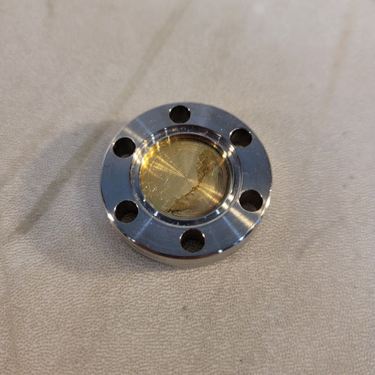 Huntington Labs 1.33" DN16CF Single Sided Blank Conflat Flange High Vacuum