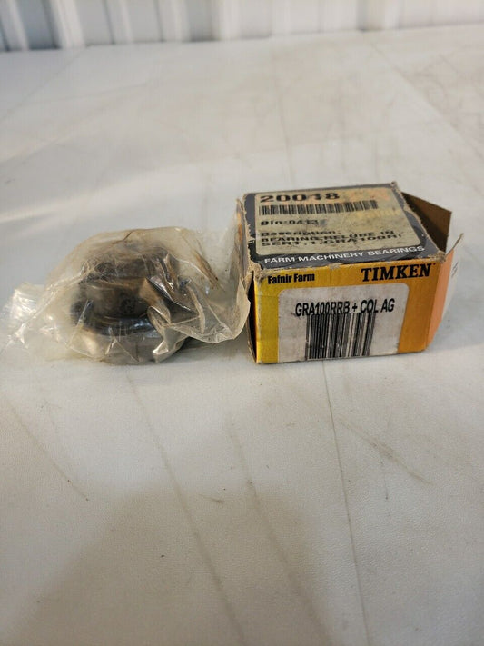 Timken GRA100RRB Eccentric Locking Collar Bearing, 1" Bore New Old Stock 20018