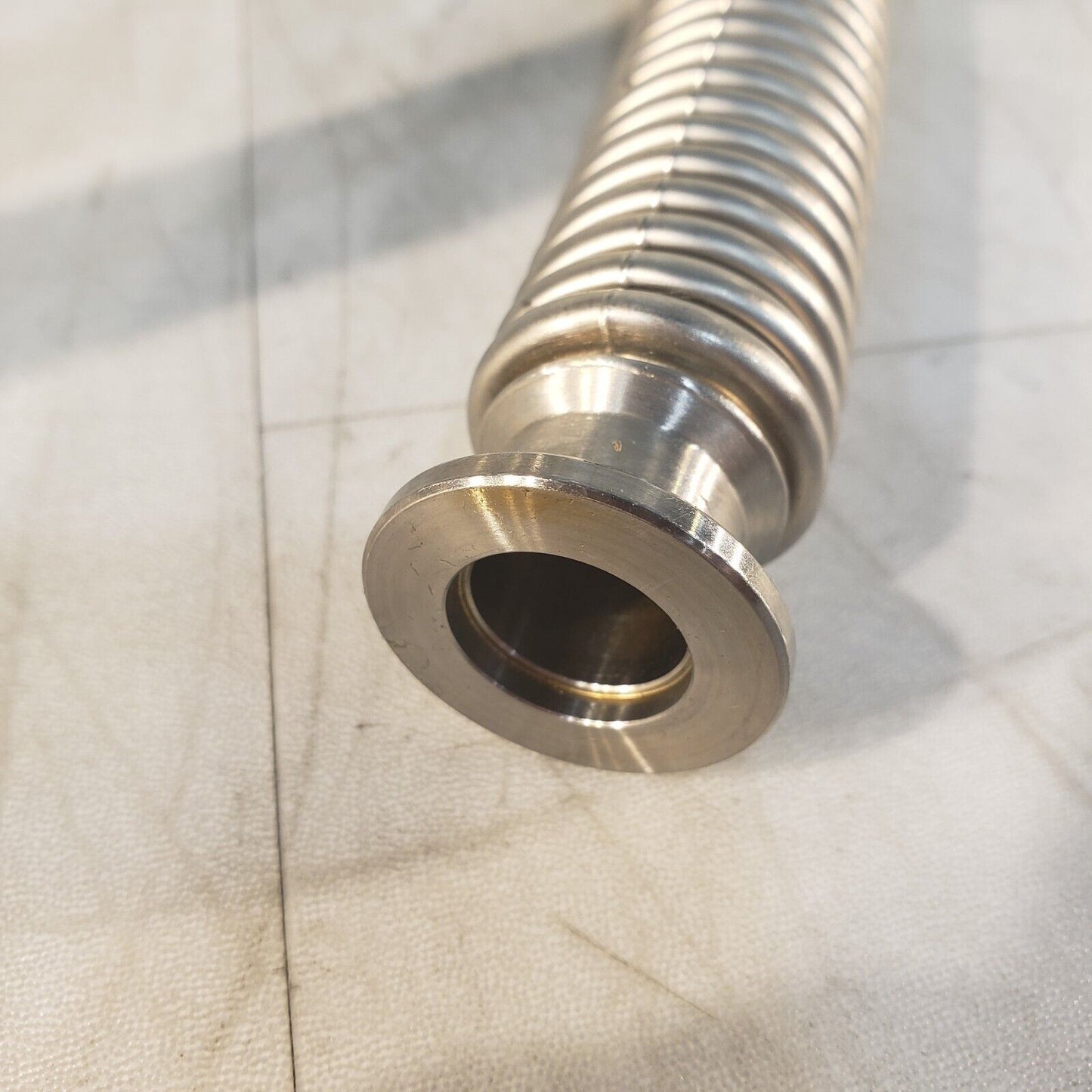 KF16 NW16 Bellows Hose 1250mm 1.25M Length High Vacuum Stainless Steel