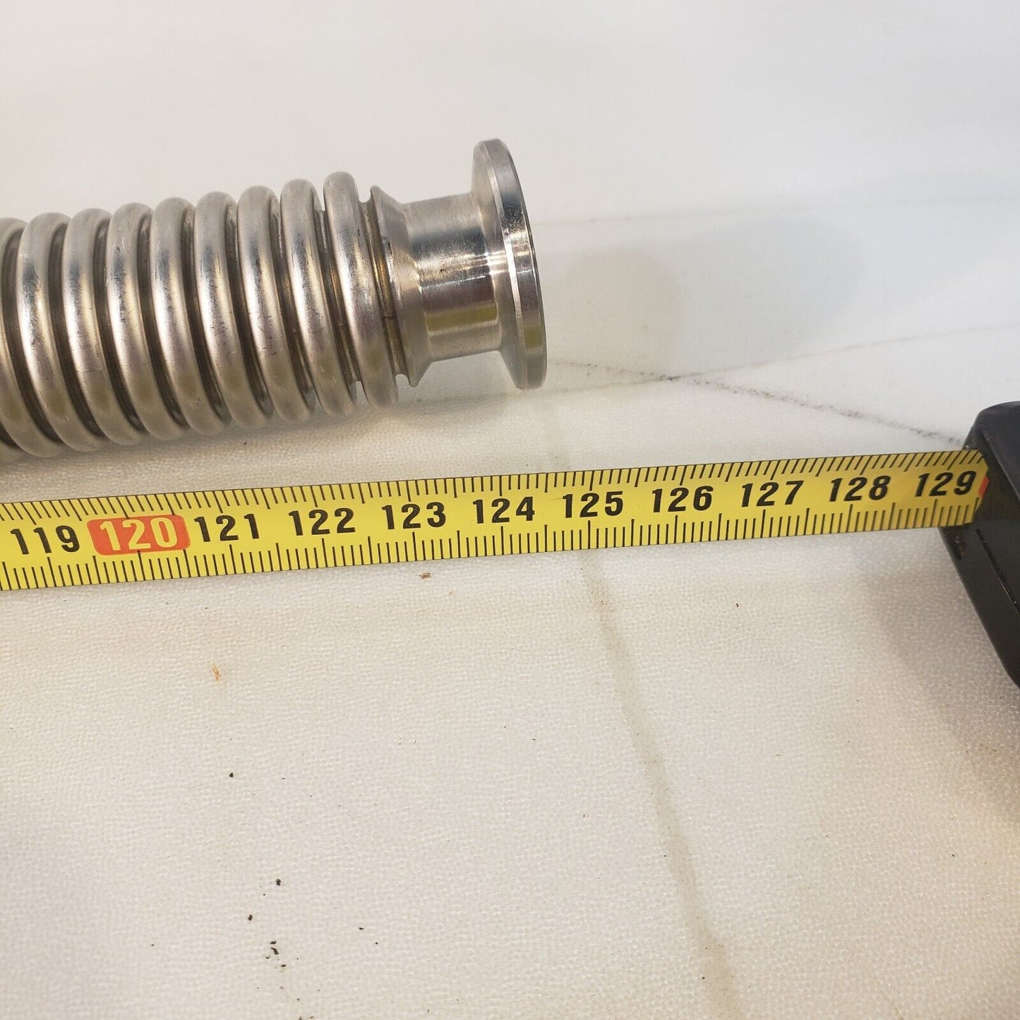 KF16 NW16 Bellows Hose 1250mm 1.25M Length High Vacuum Stainless Steel