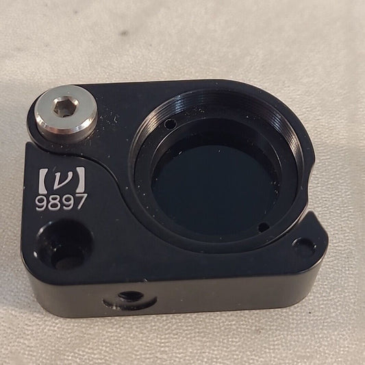 Newport NRC 9897 Optical Filter Holder Flip-up 1" Dia 8-32 Threads W/Filter