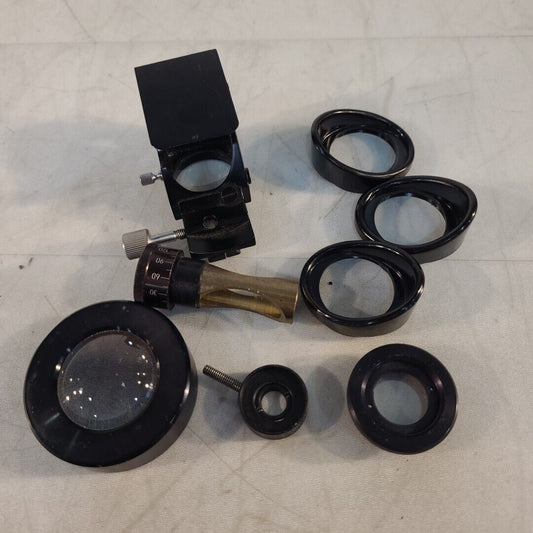 Lot Of 8- Optical Lens Mounts Eyepieces Adjustable Optical Newport NRC