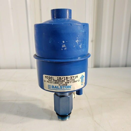 Balston 18/18-371H Oil Mist Filter Vacuum Pump Oil Catcher 15PSI Max