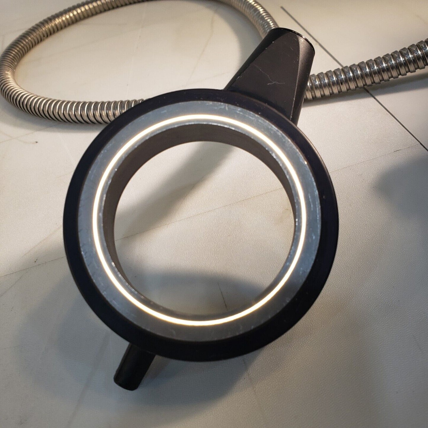 NCI Fiberoptic Ring Light 9/16" ID 3-1/2" OD 45" Length 6/8" Port Diameter