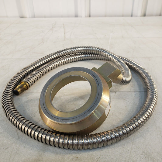 Microscope Fiberoptic Ring Light 2"ID, 3-1/2" OD, 42-1/2" Length, 1/2" Port Dia