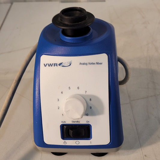 VWR 10153-838 Analog Vortex Mixer 120V Single Mixer 300 - 3200 rpm 4.9mm Orbit