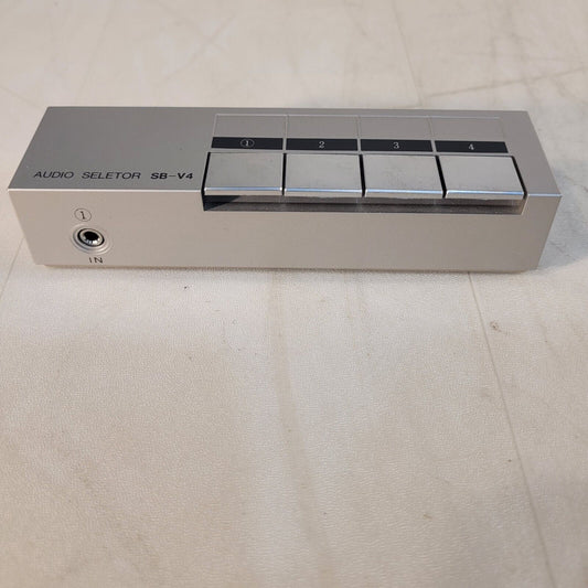 Audio Selector SB-V4 4 Input Switcher Aux RCA Stereo