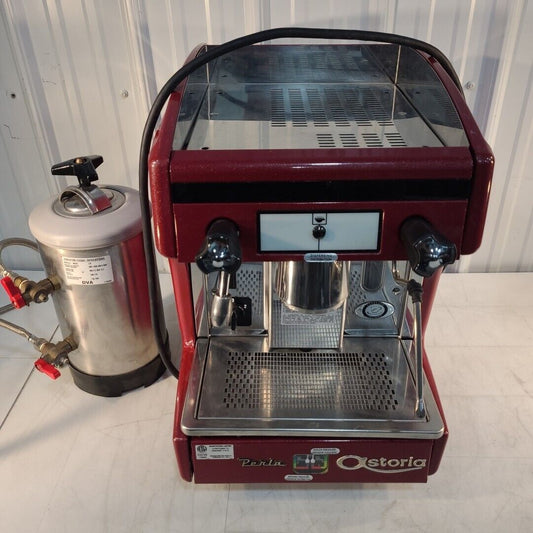 Astoria Perla AEP 1NJUN Espresso Cappuccino Machine 1 Group w/ LT8 Water Softner