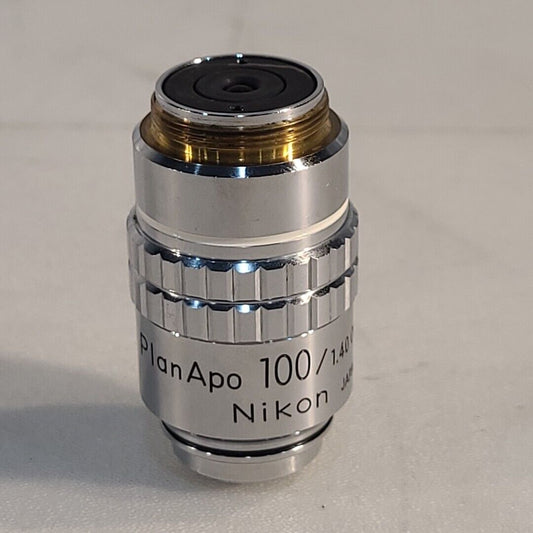 Nikon Plan Apo 100/1.40 100x Microscope Objective Lens Tested Working