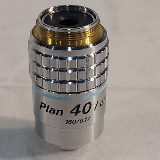 Nikon Plan 40/0.70 40x Microscope Objective Lens Tested Working