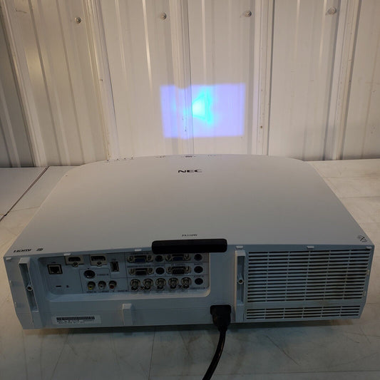 NEC PA550W Projector Distorted Display, Good NP21LP Lamp - For Parts