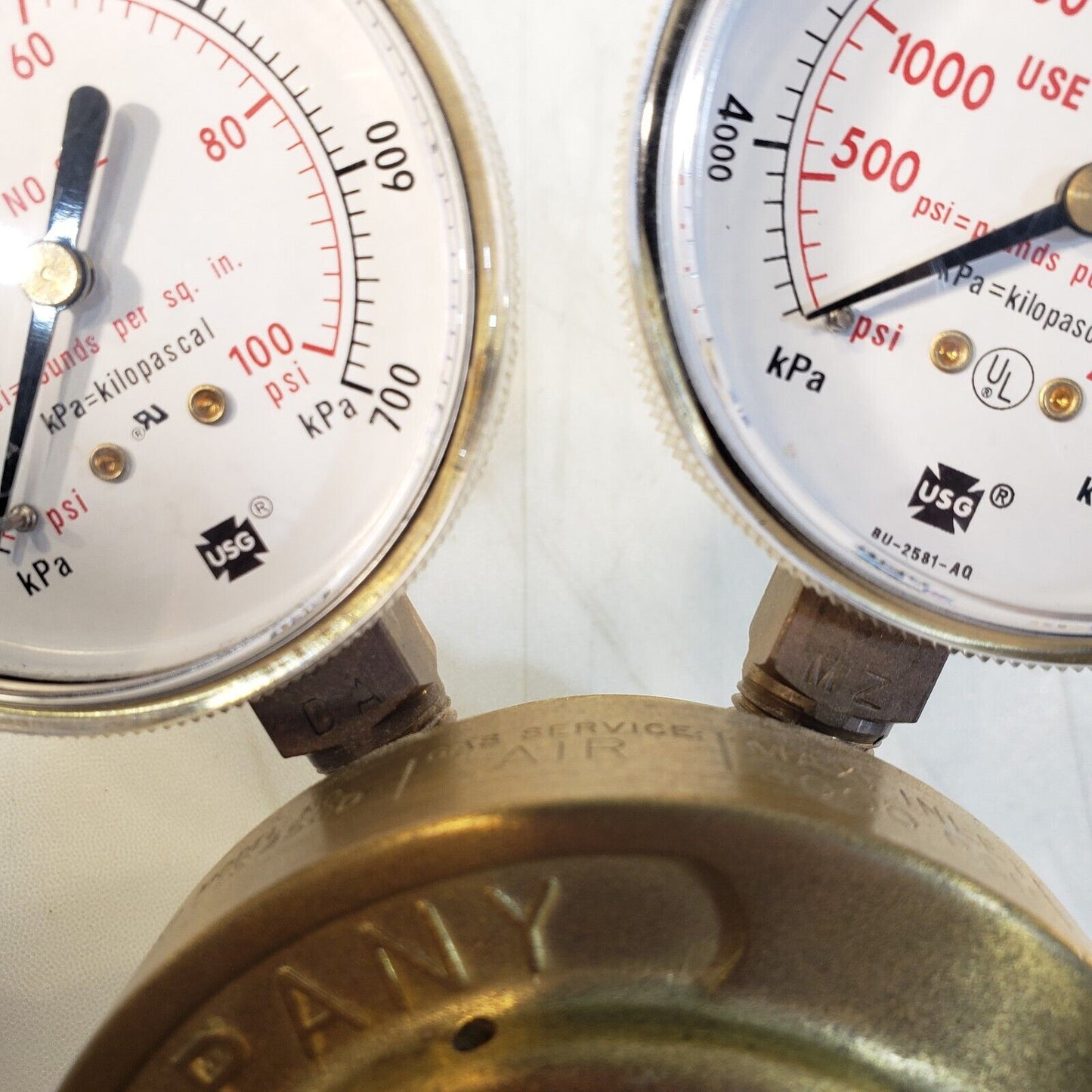 Victor VTS450D Compressed Air Regulator Max Inlet 3000PSIG Equipment Co.