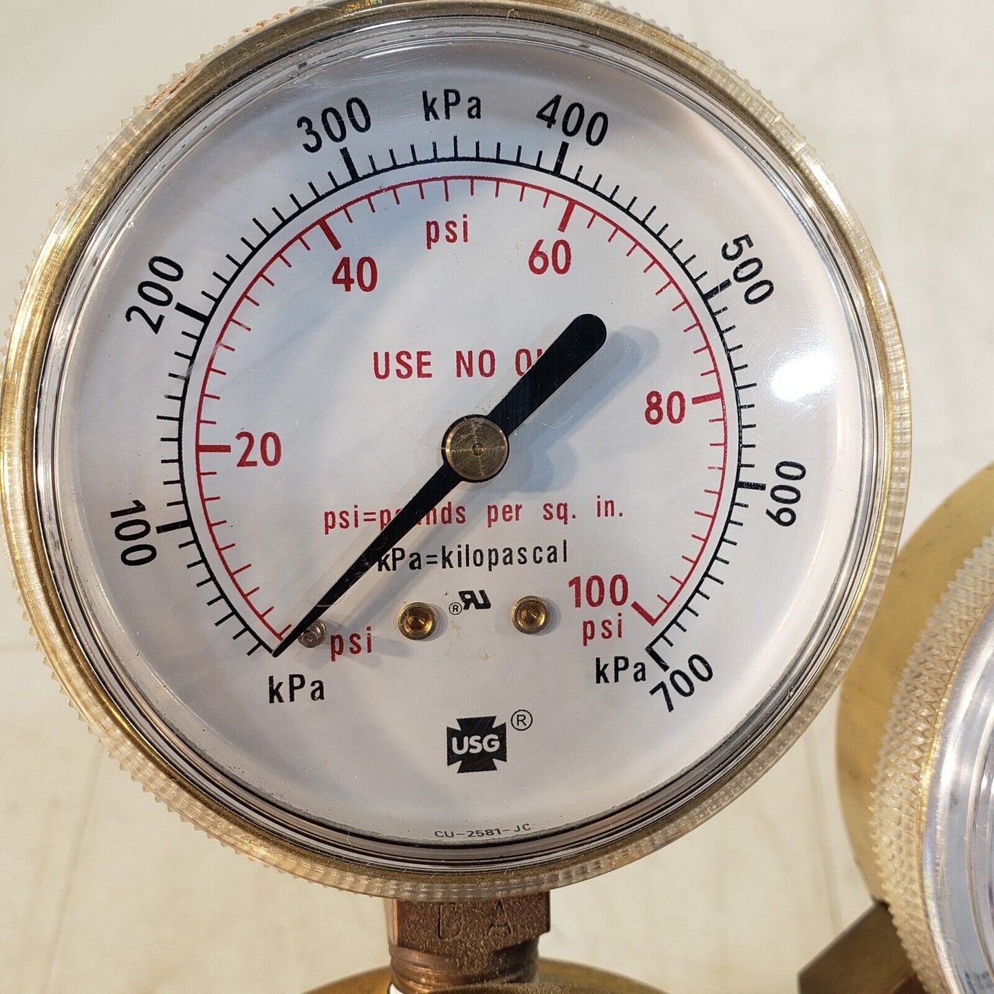 Victor VTS450D Compressed Air Regulator Max Inlet 3000PSIG Equipment Co.