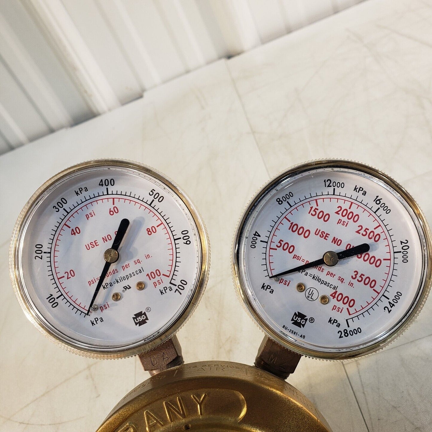 Victor VTS450D Compressed Air Regulator Max Inlet 3000PSIG Equipment Co.