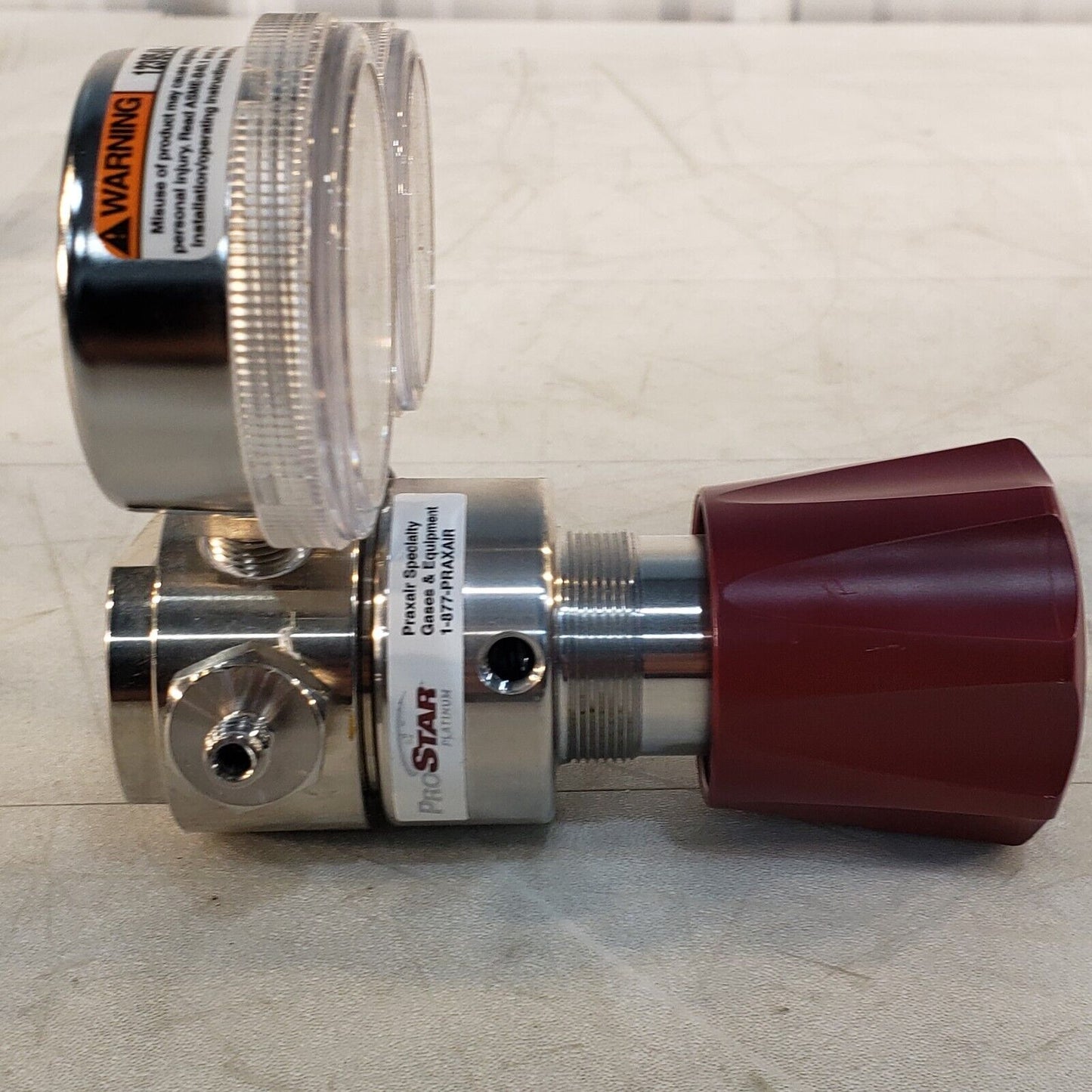 ProStar Platinum PRS300243 Gas Regulator Valve Max In 3000psi Max Out 250psi