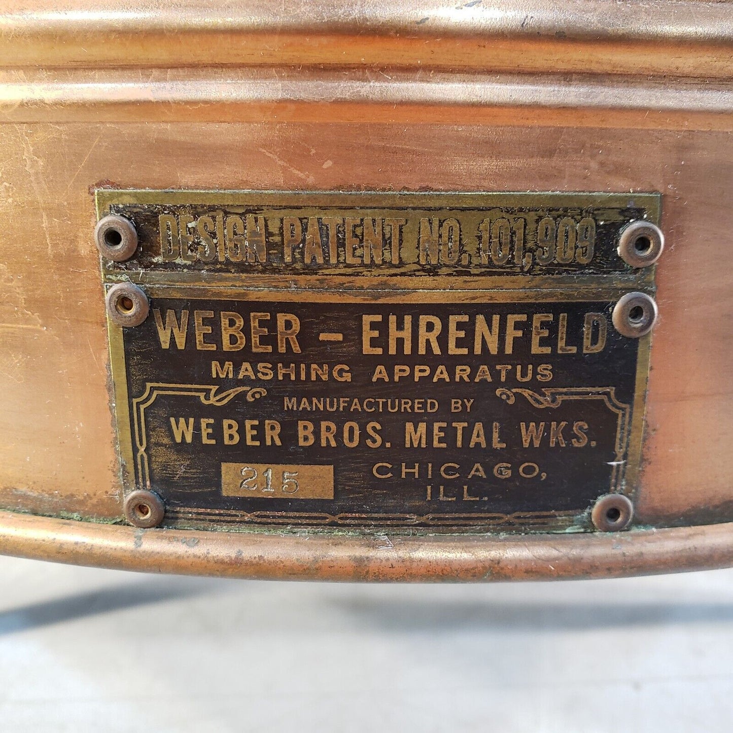 Vintage Weber-Ehrenfeld 215 Mashing Apparatus w/ Bodine Electric NSI-12RH Motor