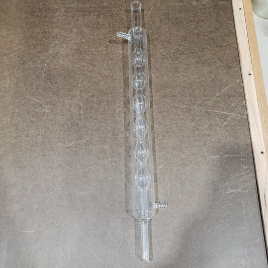 Pyrex Allihn Condenser Jacketed Glass Column 21" Long Distillation