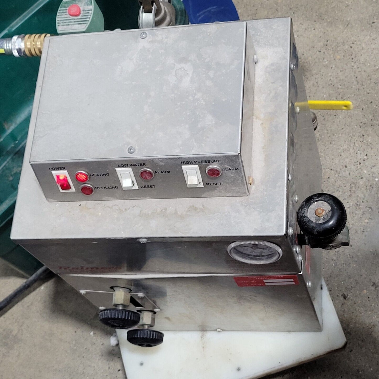 Reimers AR8 Steam Generator Water Dental Sterilizer Tested Working Pressurized
