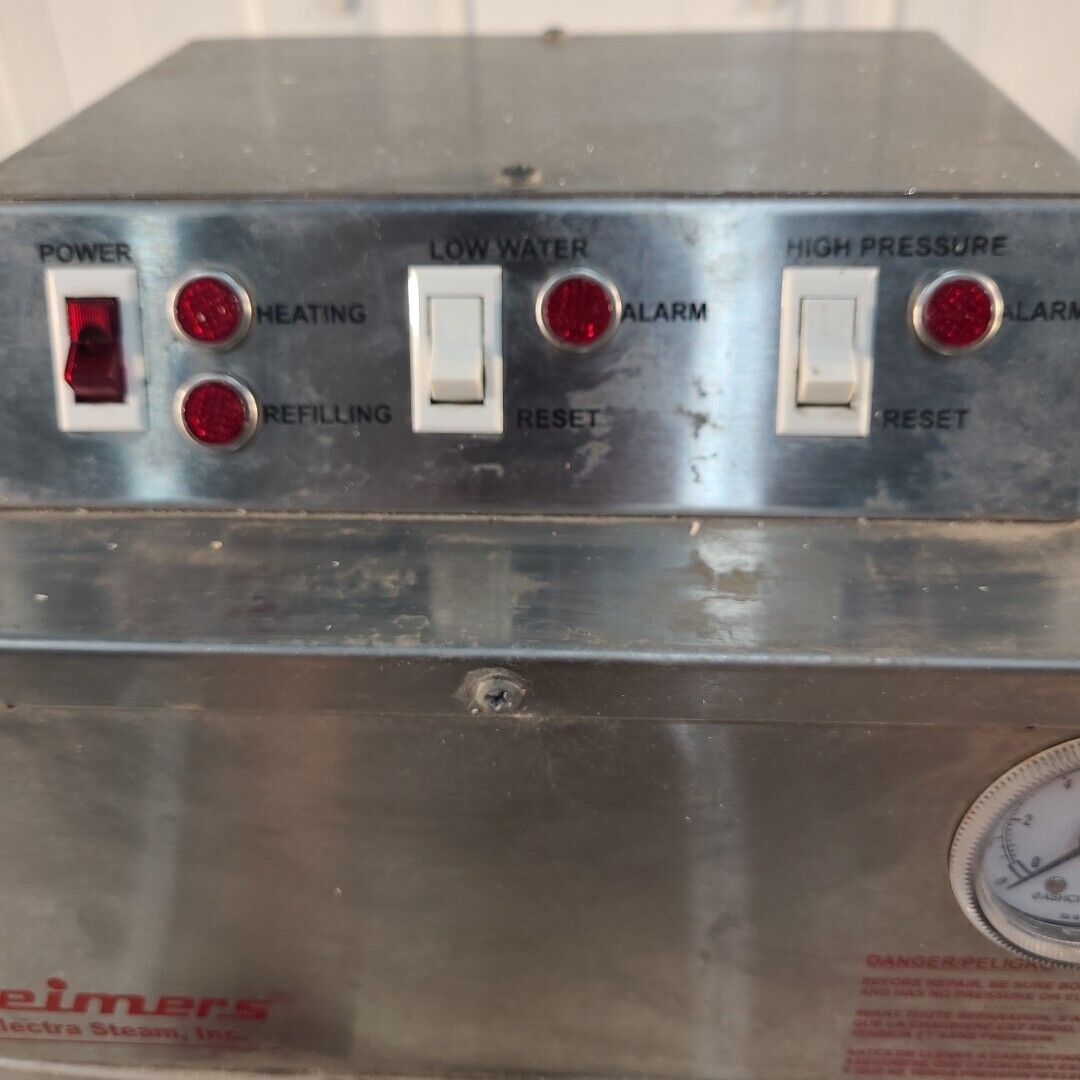 Reimers AR8 Steam Generator Water Dental Sterilizer Tested Working Pressurized