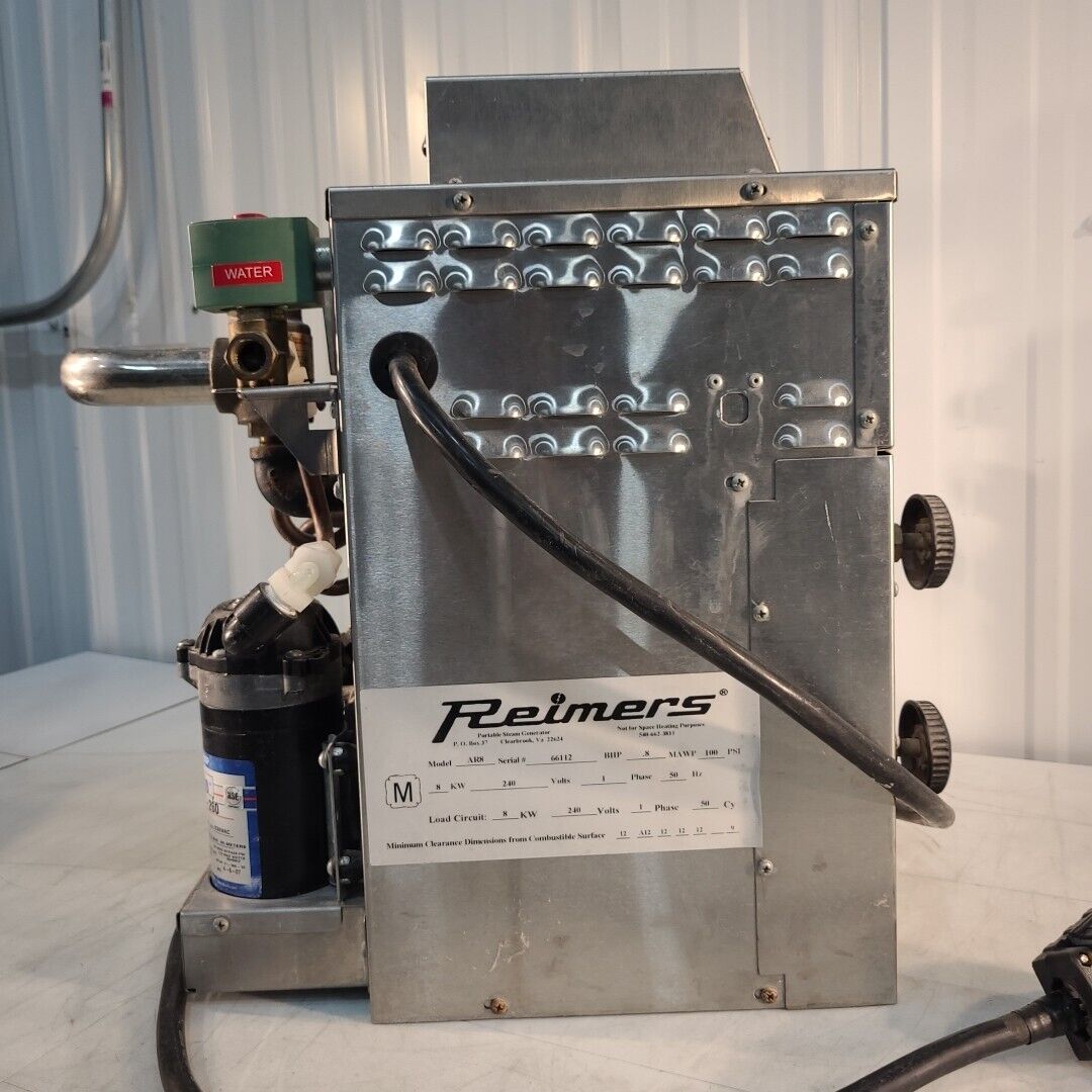 Reimers AR8 Steam Generator Water Dental Sterilizer Tested Working Pressurized
