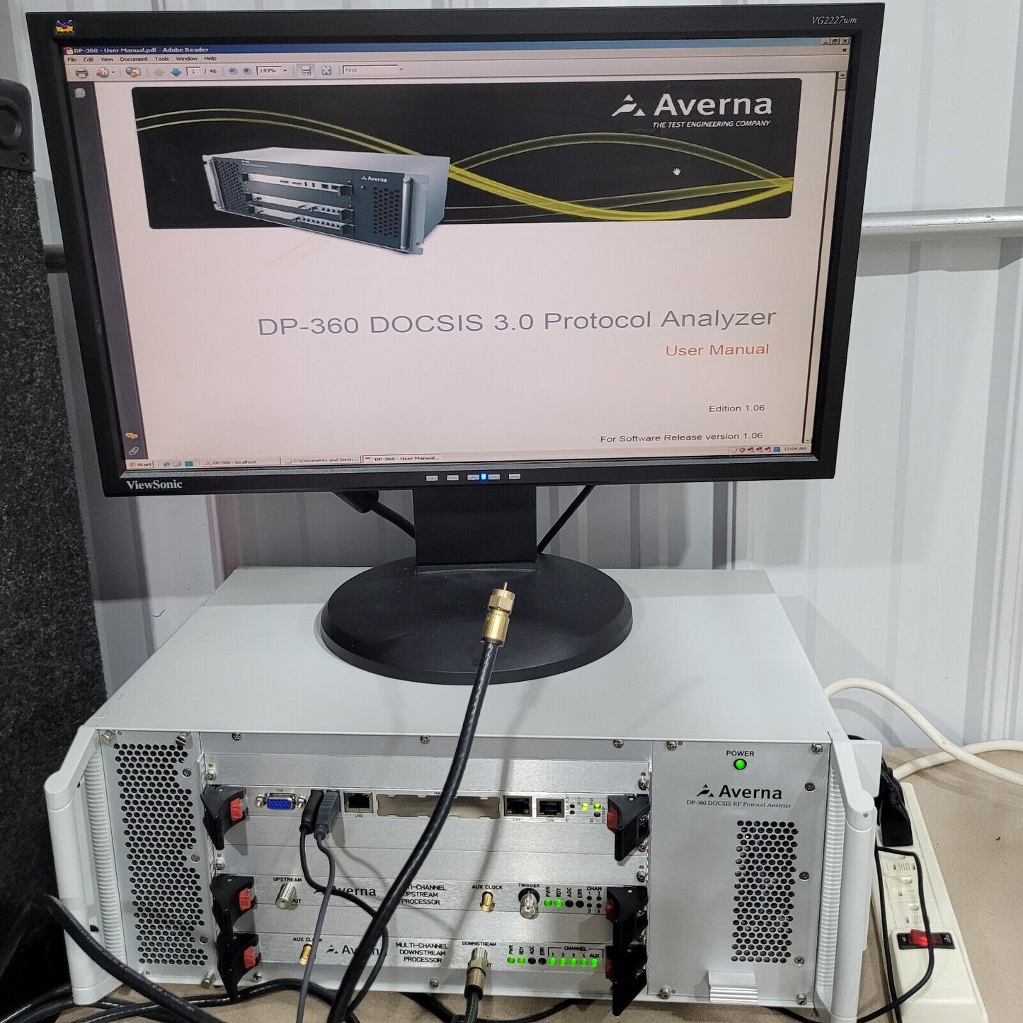 Averna DP-360 DOCSIS 3 RF Protocol Analyzer Multi-Channel Upstream & Downstream