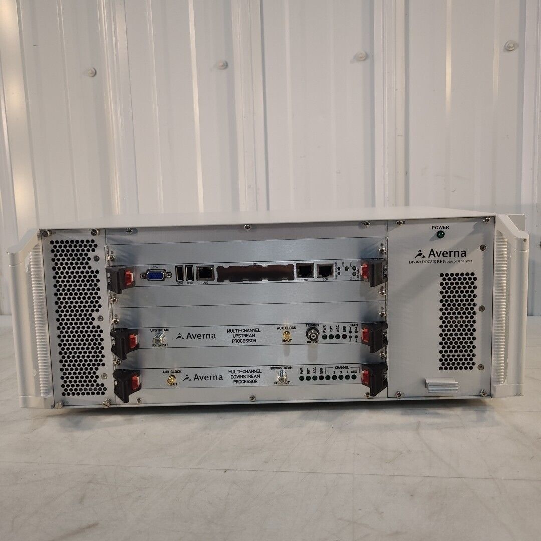 Averna DP-360 DOCSIS 3 RF Protocol Analyzer Multi-Channel Upstream & Downstream