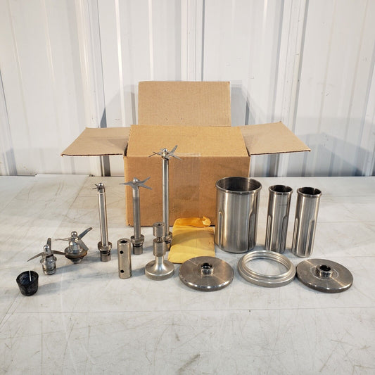 Lot Of Sorvall Centrifuge Parts & Equipment Blender Mixer Stainless Steel