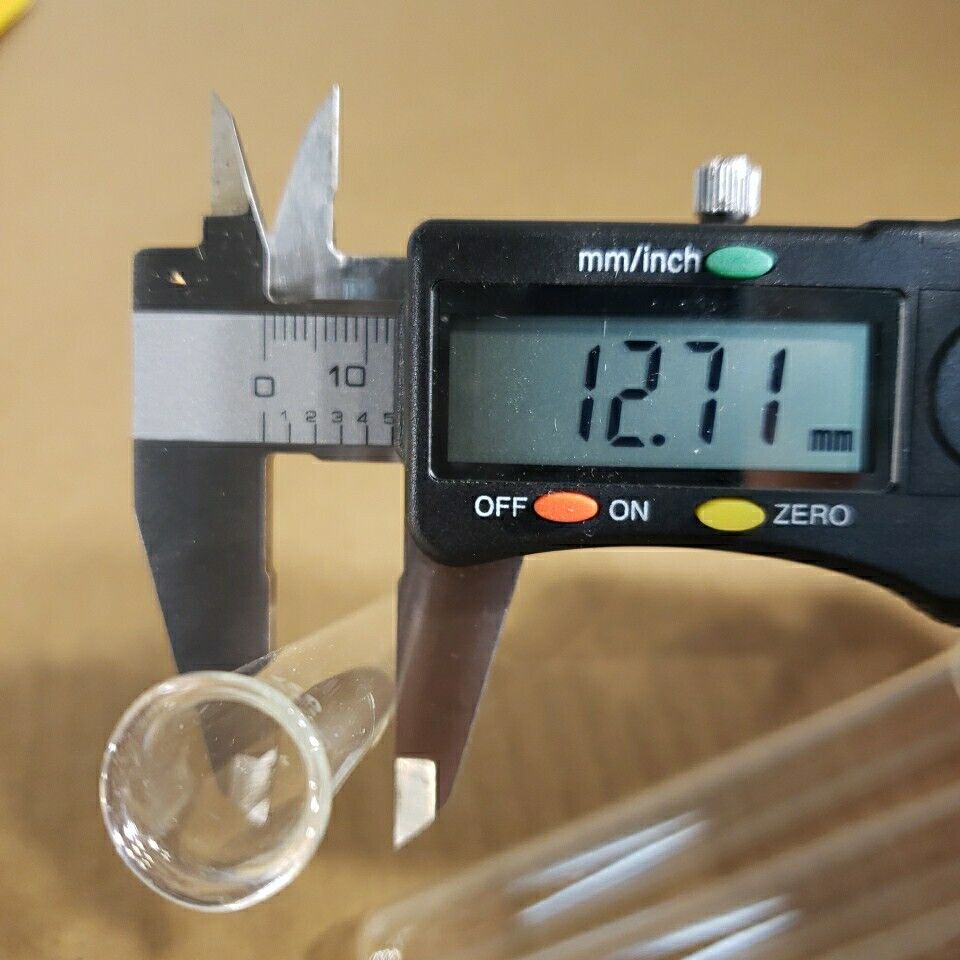 Lot Of 18 Test Tubes Glass Vial 10mL 100x13mm Round Bottom Laboratory Chemistry