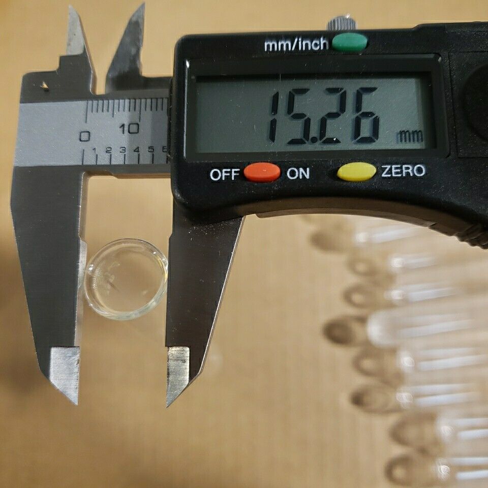 Lot Of 18 Test Tubes Glass Vial 10mL 100x13mm Round Bottom Laboratory Chemistry