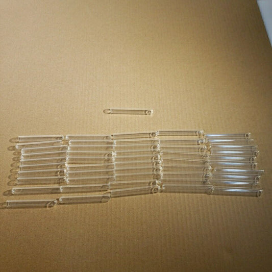 Lot Of 51 Test Tube Vial Glassware 5mL 75x10mm Laboratory Chemistry