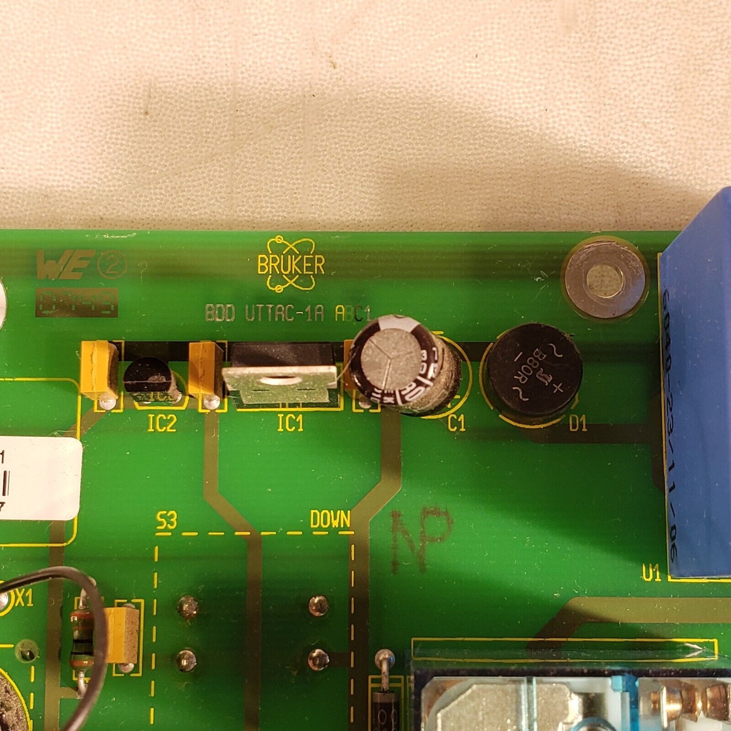 Bruker 73959.00391 Key Switch Relay BDD UTTAC-1 From Mass Spec Ultraflex II