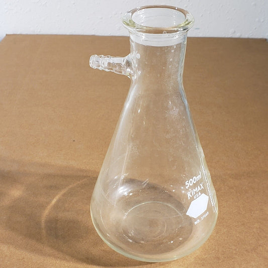 KIMAX 27060 500 mL Graduated Flitering Flask Vacuum Tap