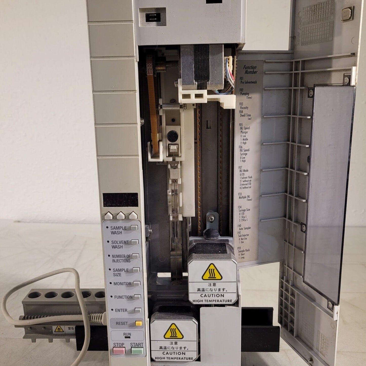 SHIMADZU AOC-20i Auto Injector 221-72314-38 Sampler for GC-2014 w/ Cord
