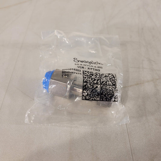 Swagelok SS-8-WVCR-6-600 VCR Face Seal 1/2 in. WVCR x 3/8 Tube Fitting Connector