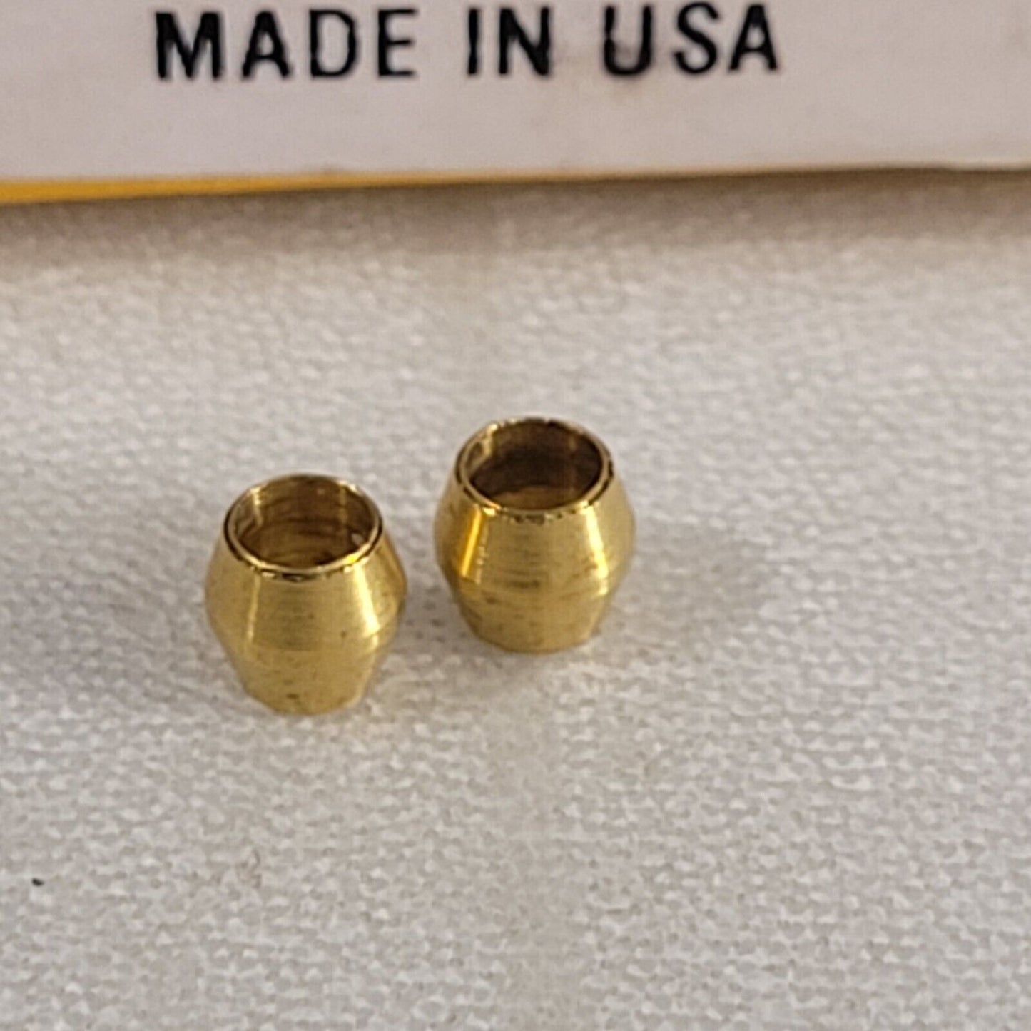 Grainger 1VCZ2 Brass Compression Sleeve 1/8 in Diameter  10 Pack